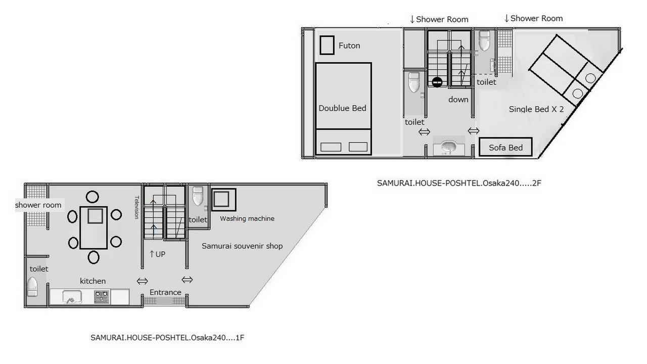 Poshtel Osaka 240 Appartement Buitenkant foto